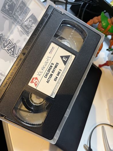 Children's Action Rhymes VHS cartoon
