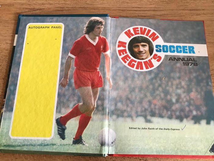 Vintage Kevin Keegan's Soccer Annual 1978+ Liverpool Annual 2013