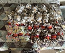Huge bundle of finger knitting loop yarn wool 52 balls