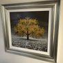 Framed Wall Art Yellow Blossom Tree Image 9