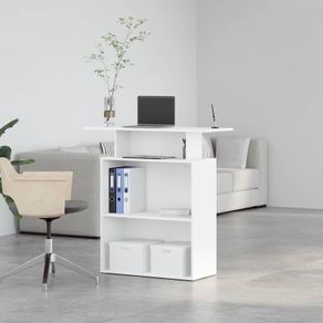 White Reception Desk