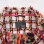 Next Orange White Tweed Jacket Boucle Blazer 10UK/38EU Image 2
