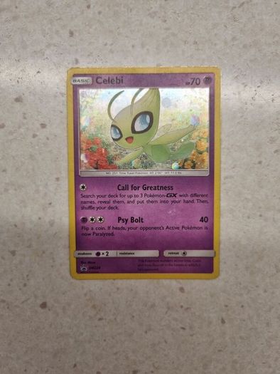 Celebi Holo Promo 2019 Pokemon Card from Sun and Moon