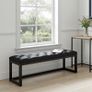 Upholstered benches on wooden frames 100x30cm Image 3