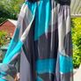 Monsoon silk vintage maxi dress size 10 (free postage) Image 3