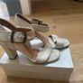 Cream Sandals by Isabella Rey of Italy Image 3