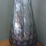 Large Grey Glass Vase Image 2