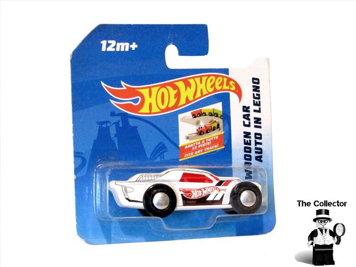 Hot Wheels Wooden White Car Auto In Legno Brand New Sealed
