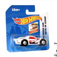 Hot Wheels Wooden White Car Auto In Legno Brand New Sealed