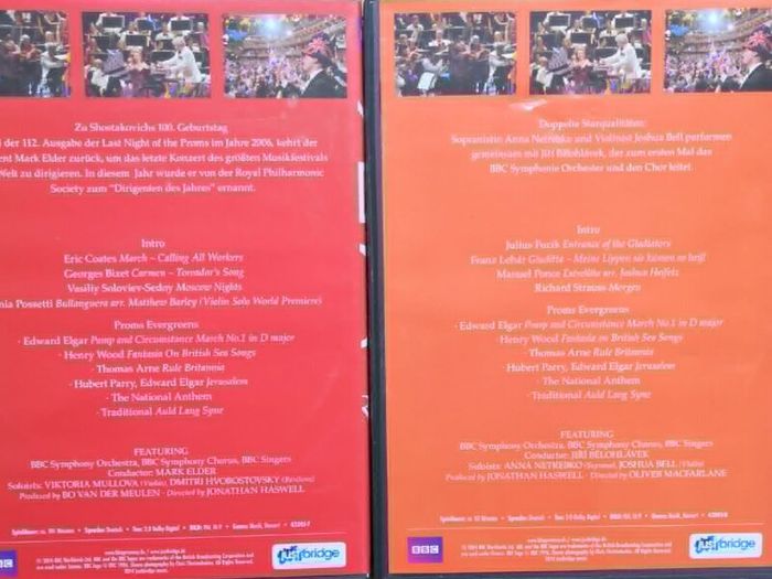 BBC Last Night of the Proms 2000 - 2012 DVDs (13 x DVDs)