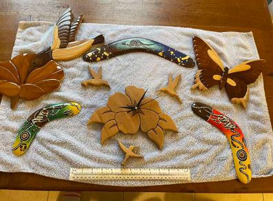 wooden handcrafted wall decor