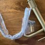Tall Gold Bathroom Basin Mixer Taps Image 6