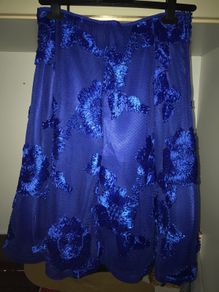 Beautiful royal blue midi skirt NEW