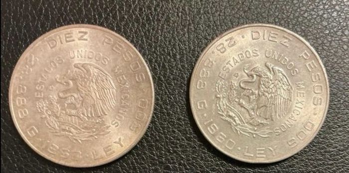 Five Mexican silver coins. .900. See below for details.