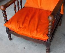 antique Morris recliner armchair early 20th century
