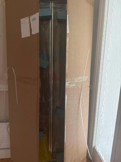 Bifold Shower Door ,Chrome .New in box