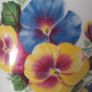 Stunning Vintage Dorchester Finest Bone China 21 Piece Teaset in a Fabulous Multicoloured Pansy Pattern in Excellent Condition Image 8