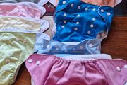 12 laimala reusable nappys and inserts