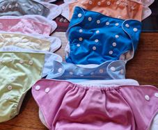 12 laimala reusable nappys and inserts
