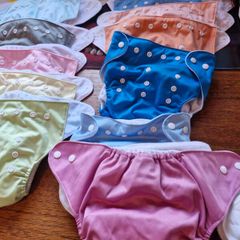 12 laimala reusable nappys and inserts
