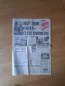 Evening Herald 16th Feb 1981 - Stardust Coverage
