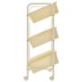 _9-Basket Toy Storage Trolley White Plastic Image 3