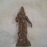 Vintage Miniature Bronze Statue Image 6