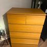 Ikea Malm Oak Chest Of Drawers Image 2