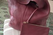 Stunning New Unused Hobbs of London Lula Maroon Leather Bag