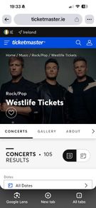 westlife tickets