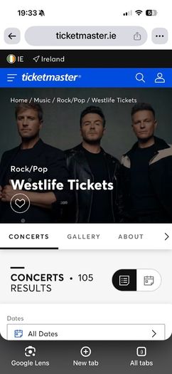 westlife tickets