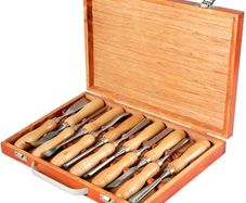 Wood Chisel Sets 12pcs Lathe Chisels 3-3/4Inch /95MM Woodworking Chisels 9Inch Wood Lathe Tools Wood Chisels Lathe Tools