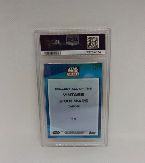 2022 Star Wars Galaxy Wicket Bright Retro Rewind Red Refractor #3/5 PSA 10