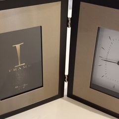 Twin Clock and Photo Frame