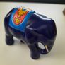 Authentic Emaux d'Art de Longwy Ceramic Elephant Figurine Image 8