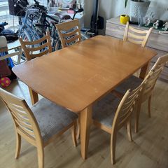 dining table with chairs