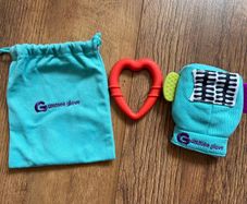 Gummee glove teething glove