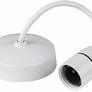 Ceiling Rose Kit.With Lamp Holder and Flex Wired Image 6
