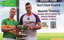 2016 Gort v St. Thomas - Galway GAA Senior Hurling Club Final Programme