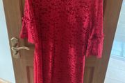 red lace dress