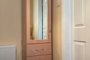 Single Wardrobe with Mirror