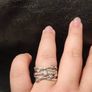 Adara 9ct White Gold 0.75ct Natural Diamond Ring Image 3