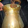 Antique Copper Cauldron featuring a Forged Bail Handle, Postage Available, Image 4
