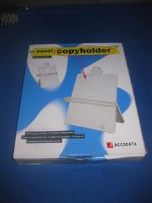 IDEAL FOR WORKING FROM HOME - Easel Copyholder (A4) Speeds Up Data Input - As New - Still In Box