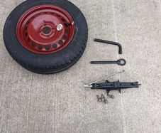 Dacia spare wheel kit complete