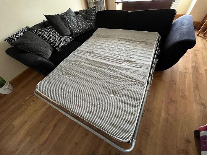 Corner double sofa bed