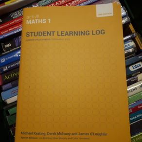 Active Maths 1, 2nd edition Student Log ONLY, brand new, unused