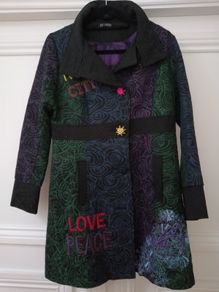 101 IDEES Coat (like Desigual)