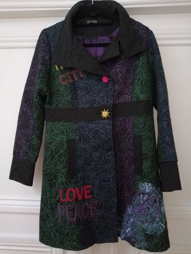 101 IDEES Coat (like Desigual)