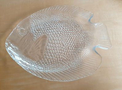 Glass fish plate
